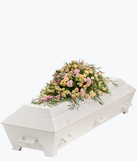 Kistepynt i pastellfarger (145 cm)